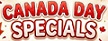 Canada Day Specials